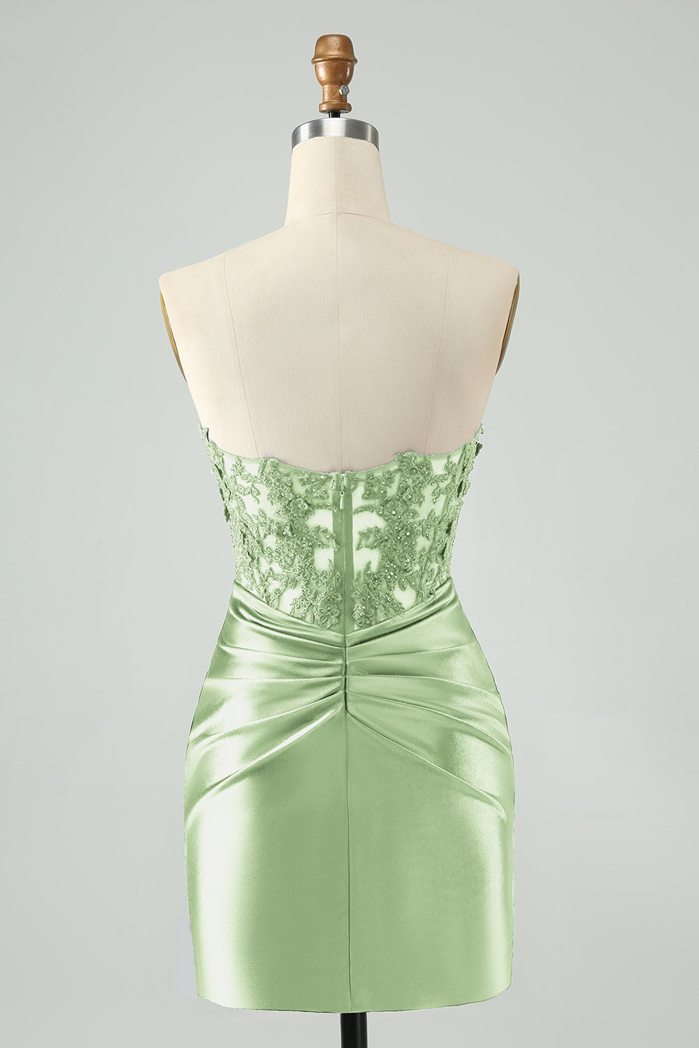 Sexy Bodycon Sweetheart Corset Beaded Short Navy Homecoming Dress with Hollow Out Customized