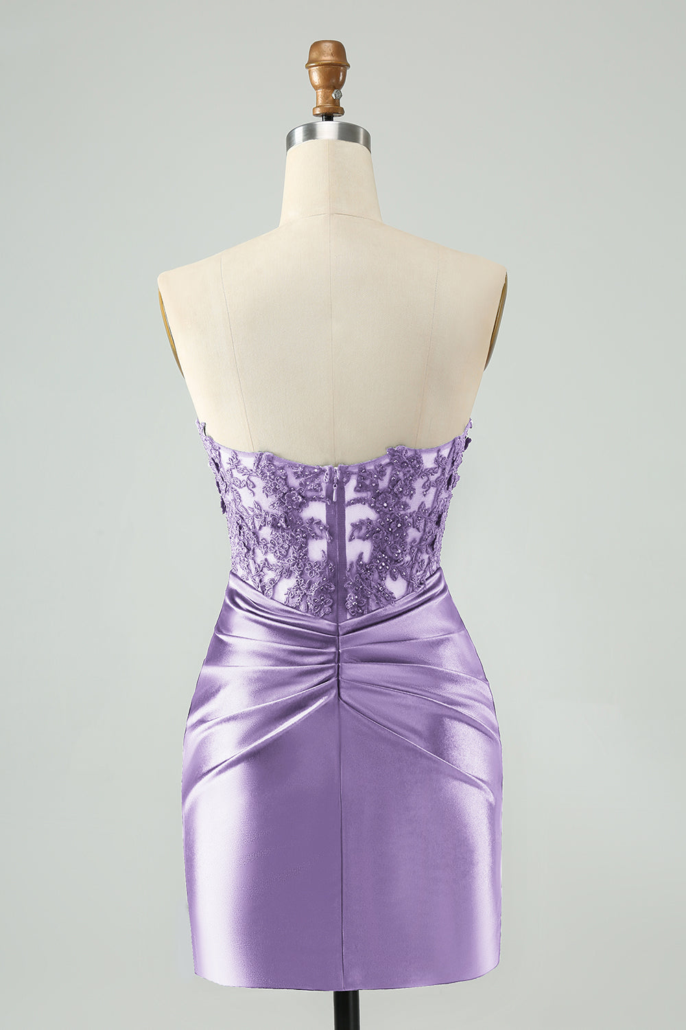 Sexy Bodycon Fuchsia Sweetheart Corset Hollow Out Beaded Short Homecoming Dress Customized