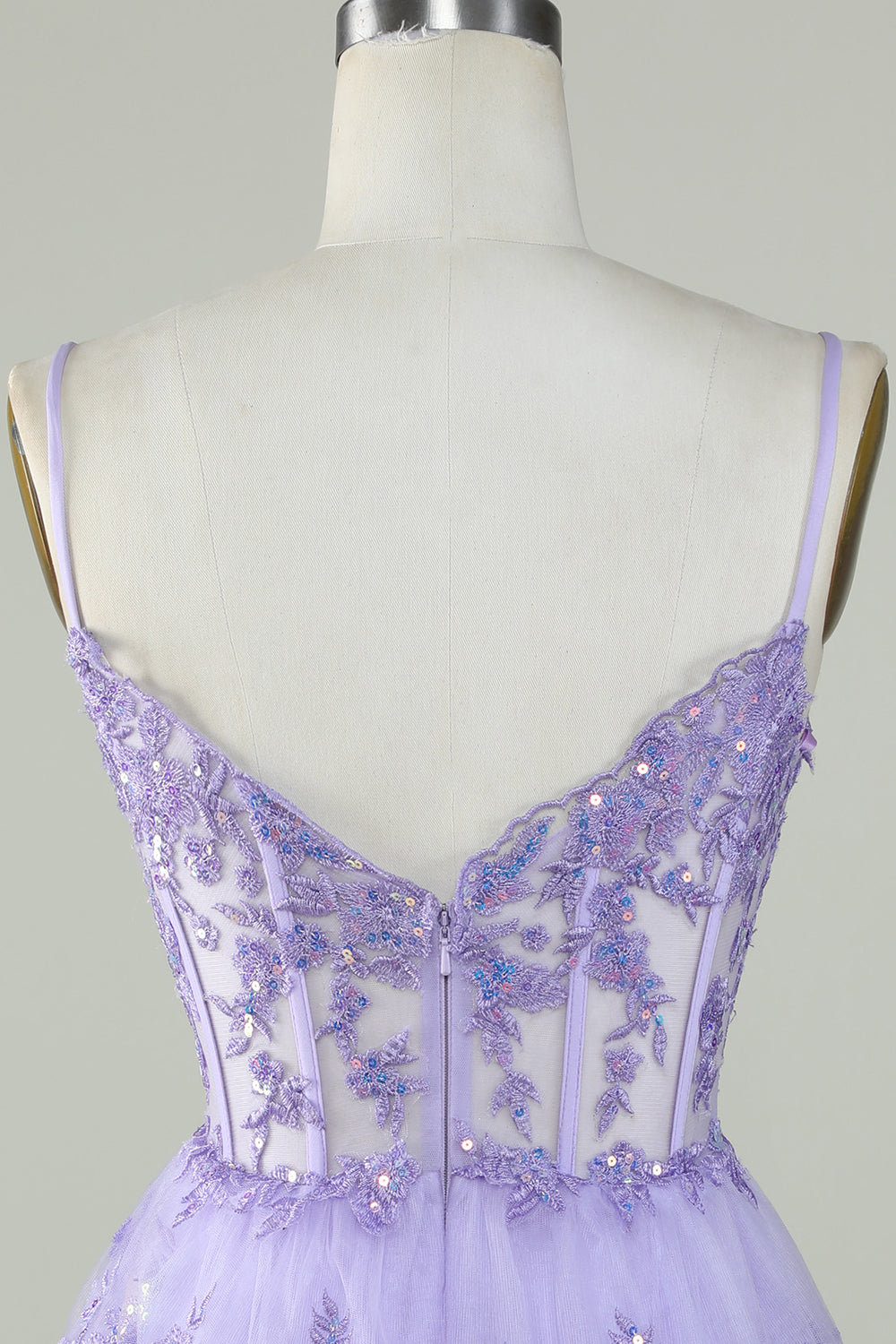 Cute Black A Line Sparkly Sequin Tiered Corset Short Homecoming Dress Customized