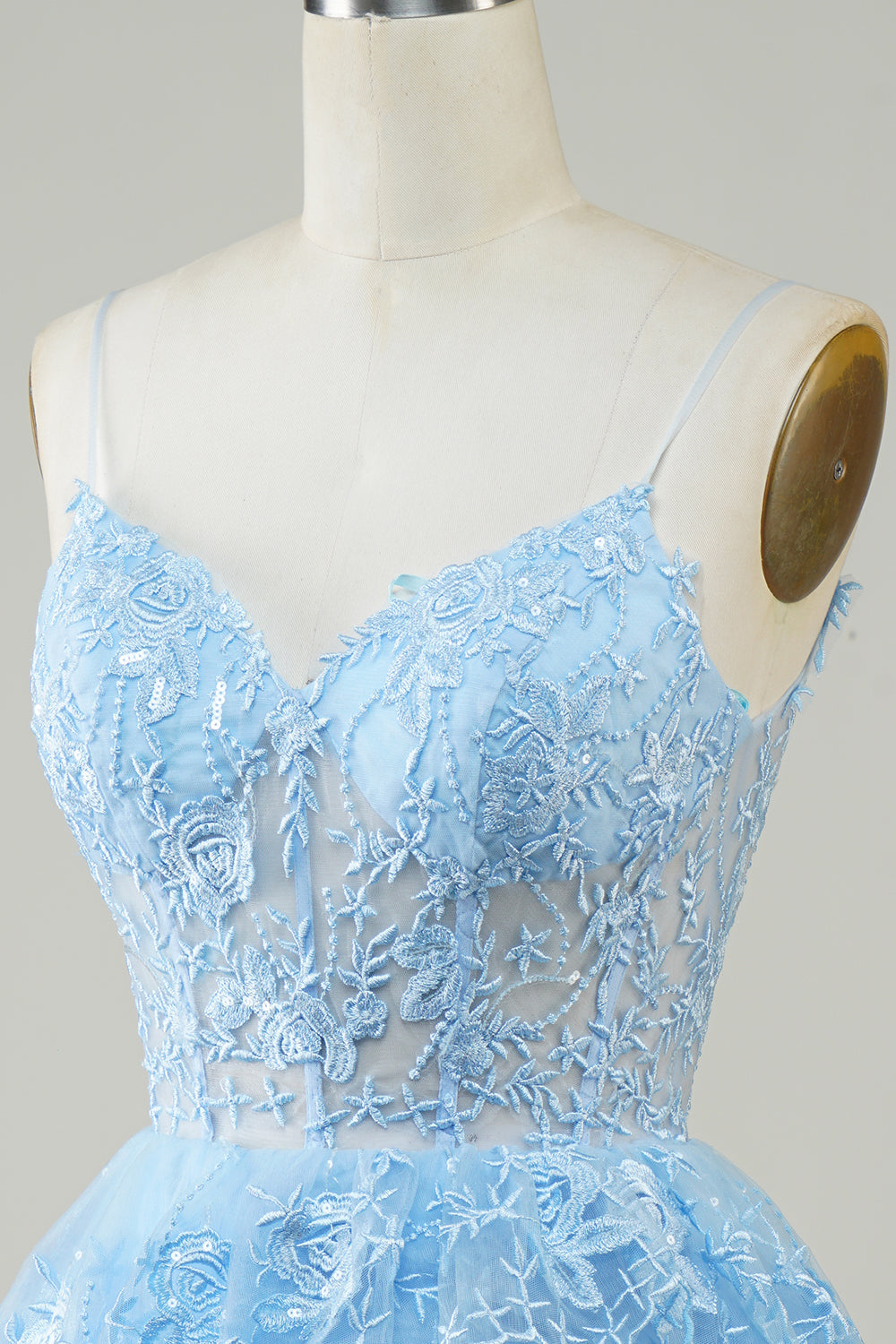 Cute Black A Line Sparkly Sequin Tiered Corset Short Homecoming Dress Customized