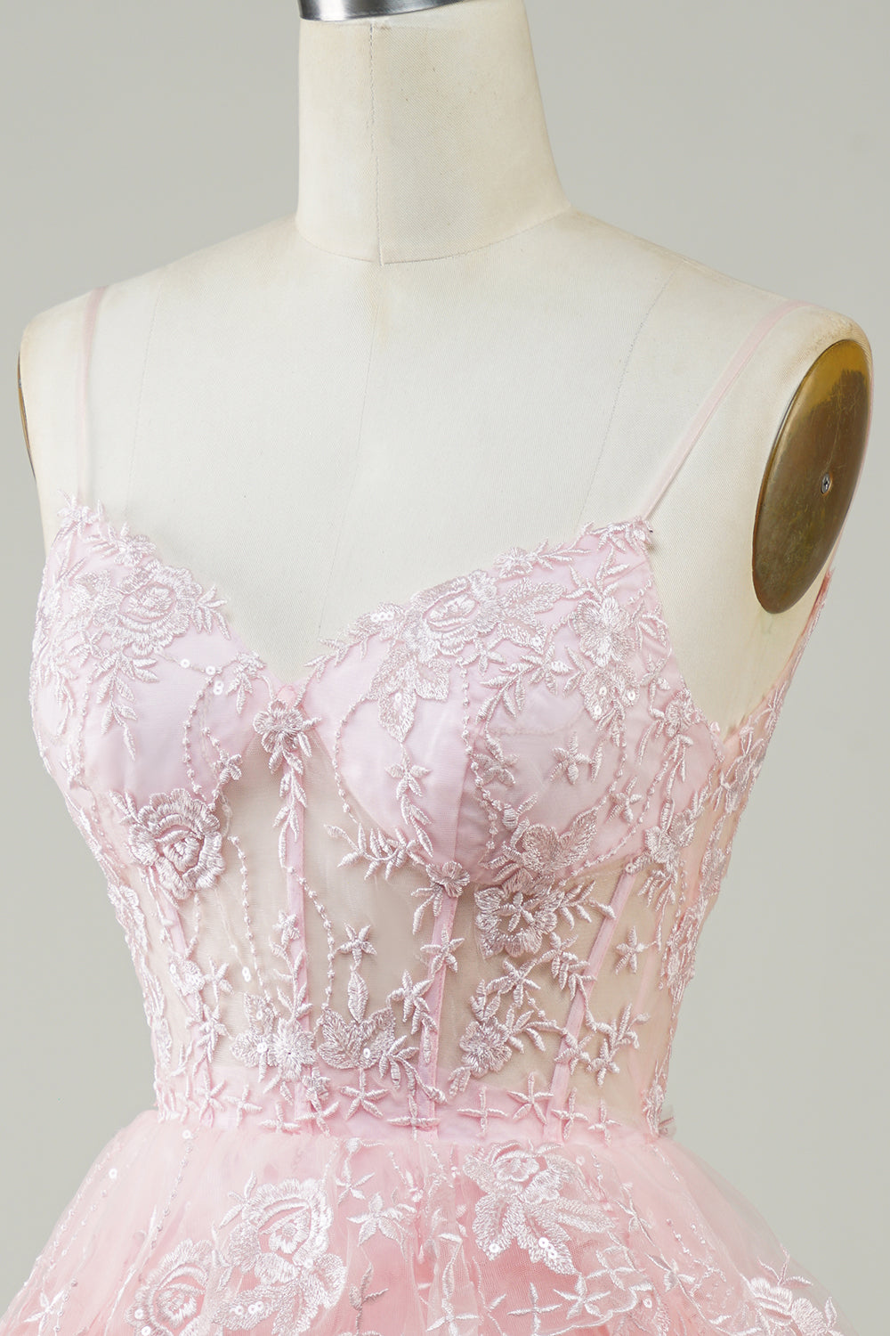 Cute Black A Line Sparkly Sequin Tiered Corset Short Homecoming Dress Customized